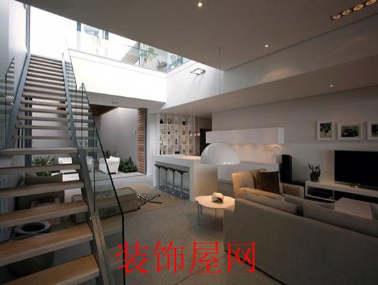室外防腐木楼梯